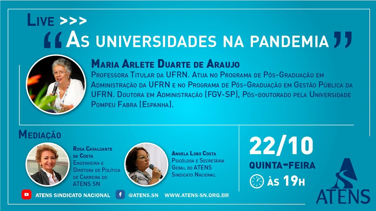 Live - As Universidades na Pandemia